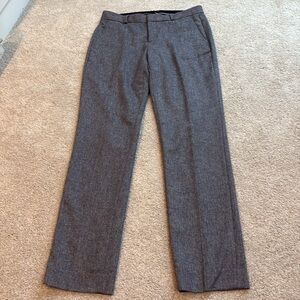 Banana Republic Gray Herringbone Dress Pants